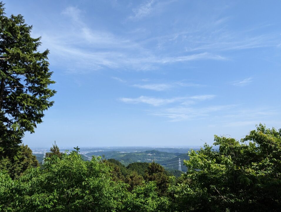 天覚山からの眺め