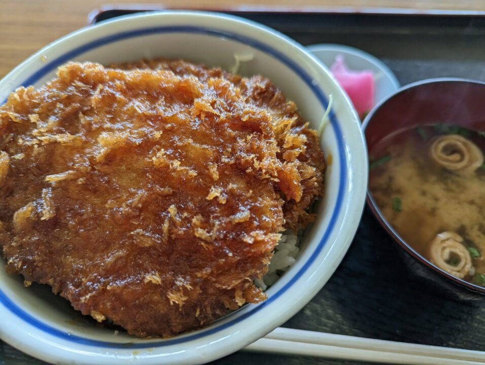 武甲温泉のソースカツ丼