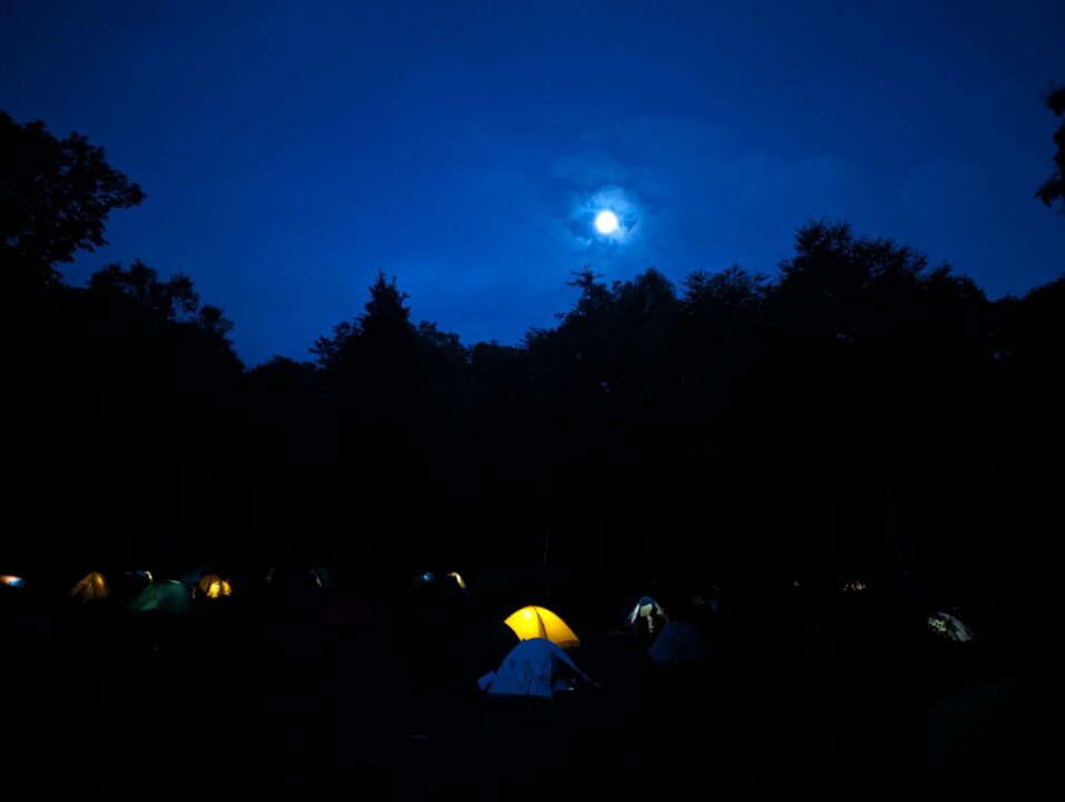 夜の見晴キャンプ場