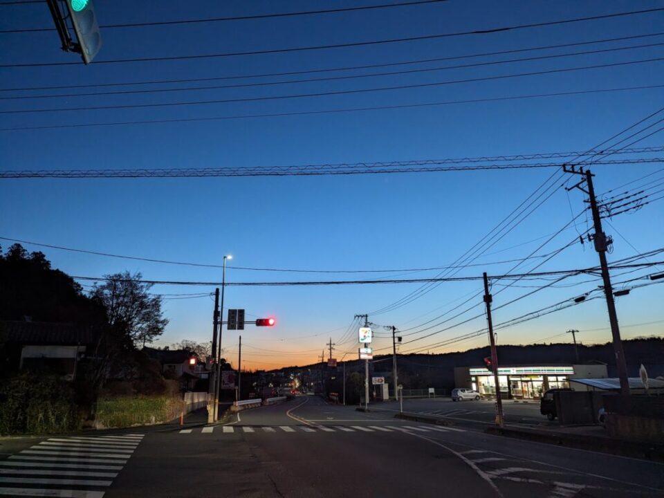 日和田山へ。日の出が近い！