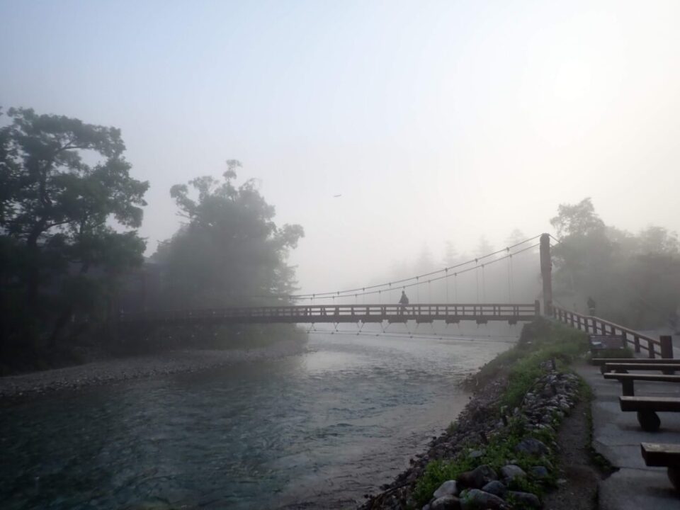 早朝の河童橋