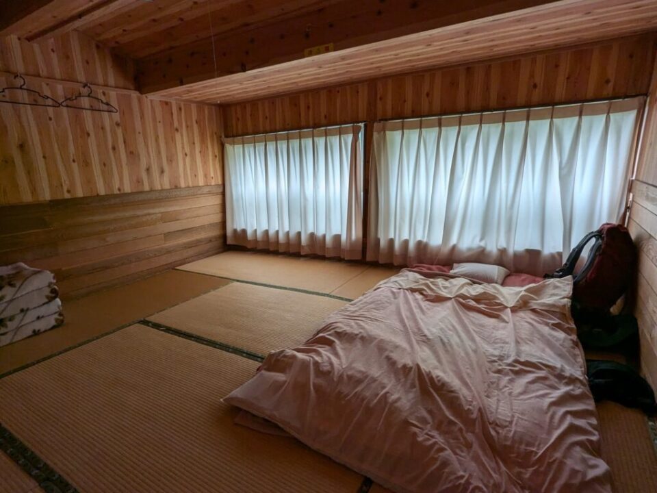 尾瀬小屋の和室