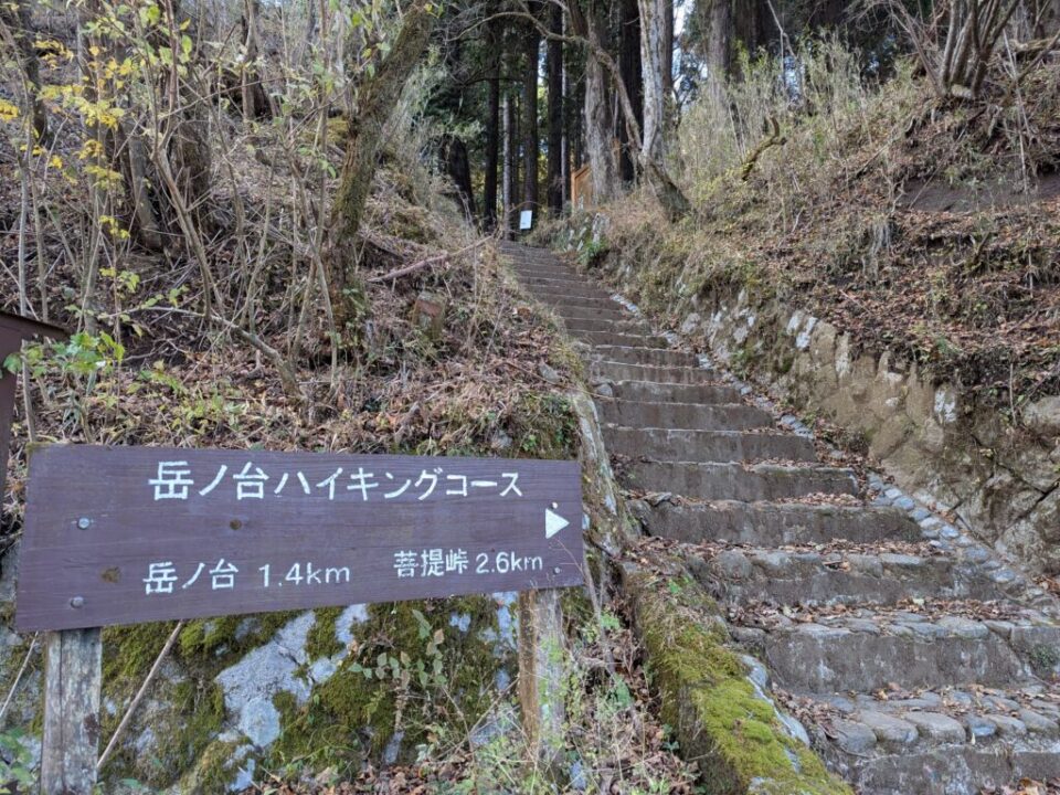 岳ノ台ハイキングコース登山口