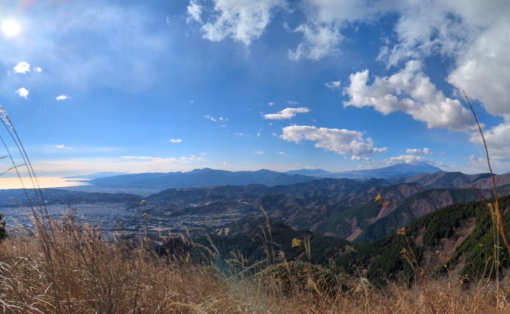 二ノ塔尾根からの眺め