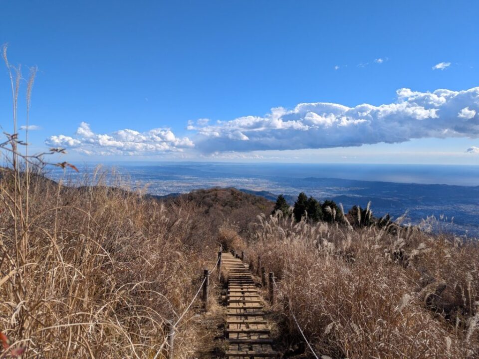 三ノ塔から下山