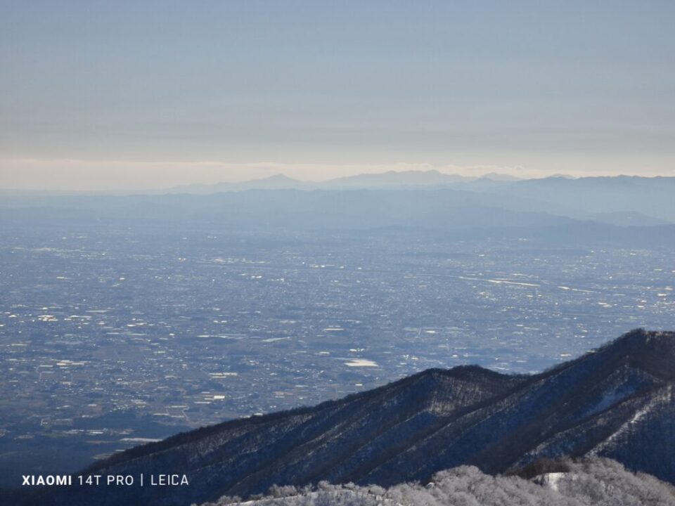 絶景スポットから関東平野を見渡す