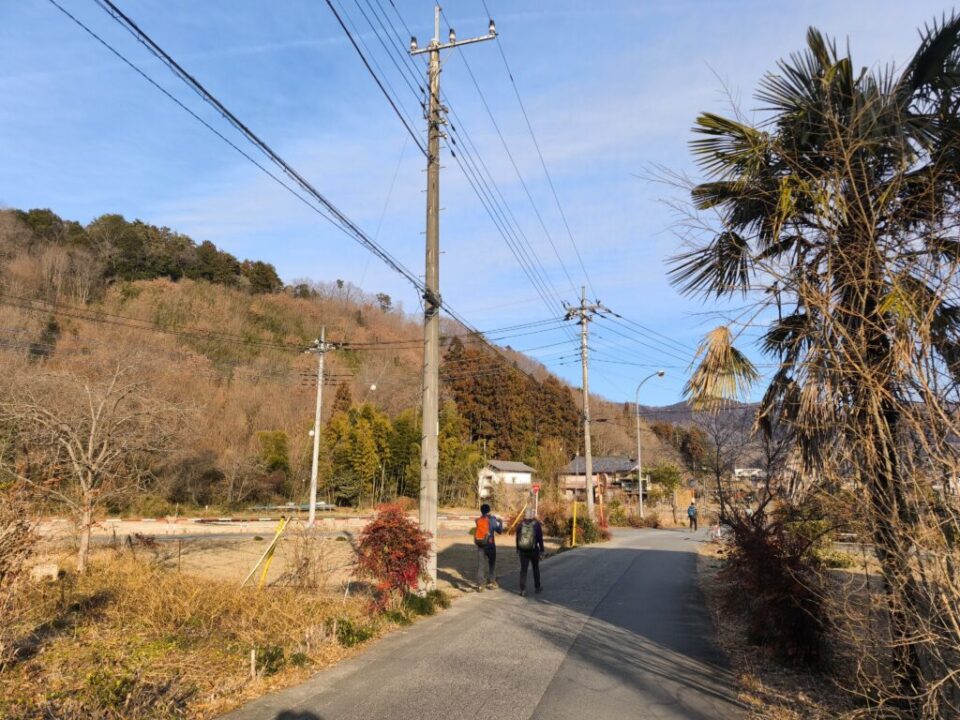 長瀞アルプス登山口へ