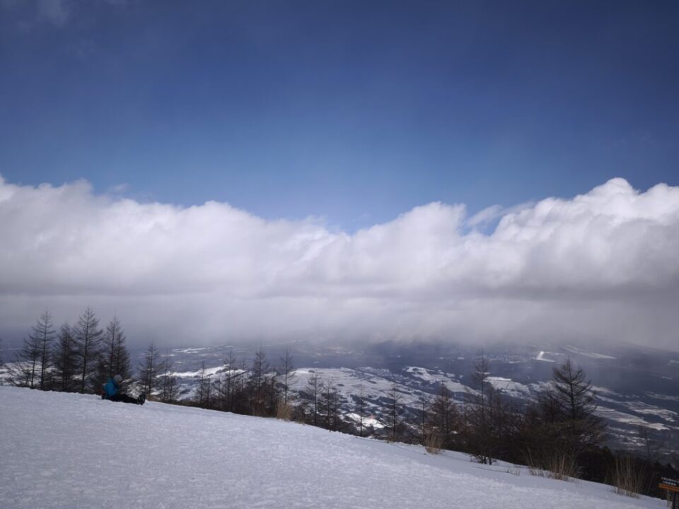 入笠山山頂から八ヶ岳方面