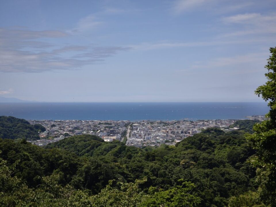 十王岩から鎌倉の眺め