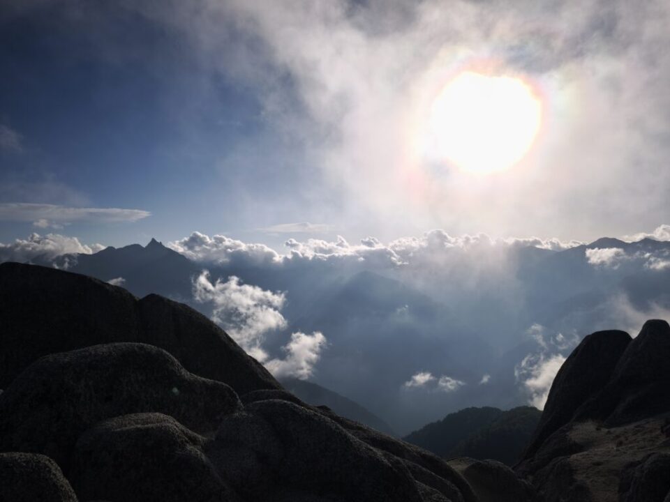 荘厳な北アルプス