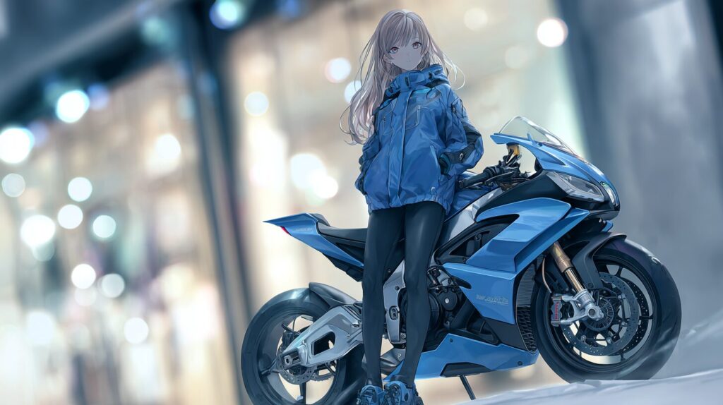 青のジャケット
