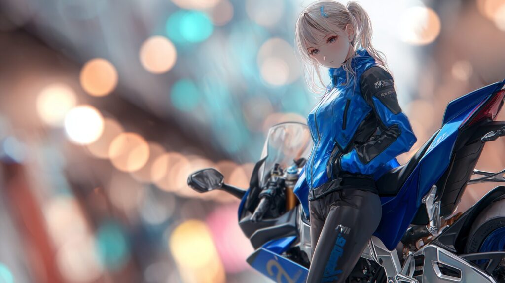 青のジャケット