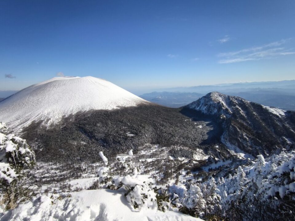 黒斑山山頂から