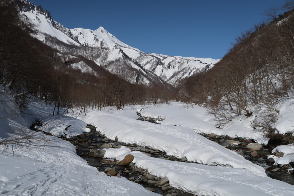 湯檜曾川スノーハイキング