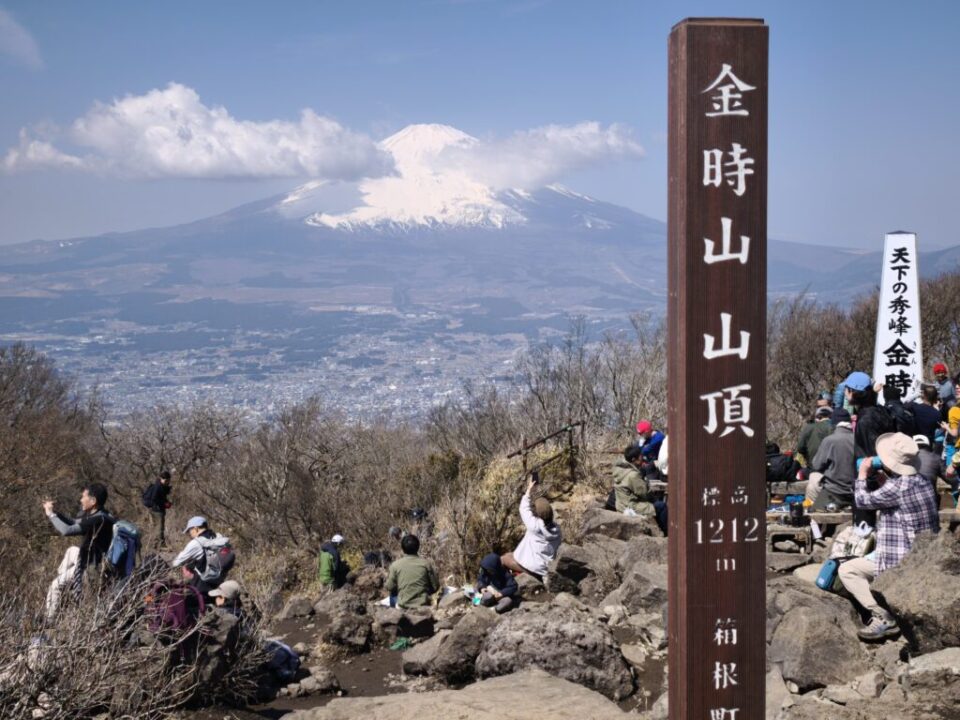 金時山山頂