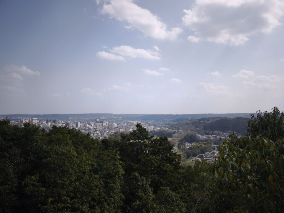天覧山からの眺め