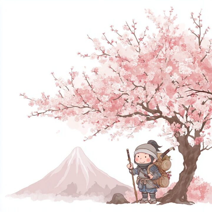 桜と忍者