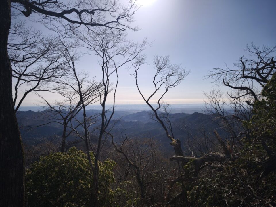 伊豆ヶ岳の眺め