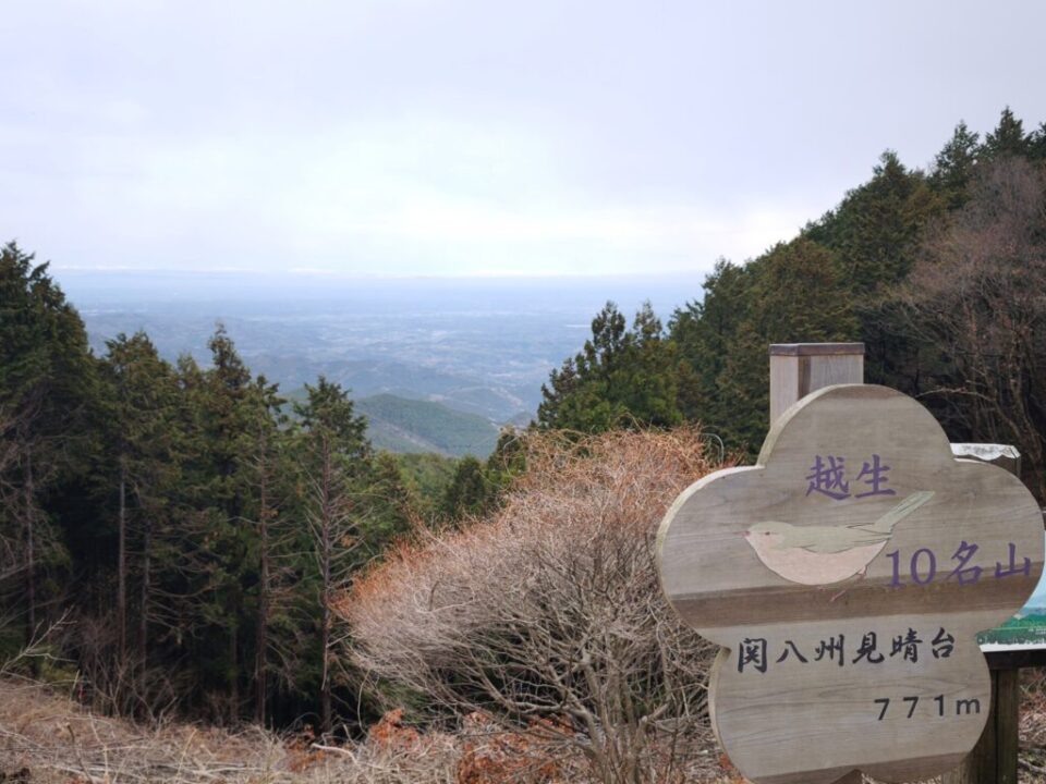 関八州見晴台からの眺め