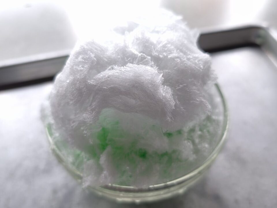 花立山荘のカキ氷