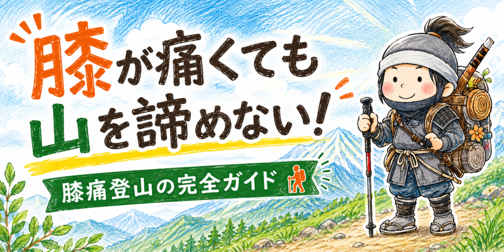 膝が痛くても、山を諦めない！55歳が実践する完全ガイド